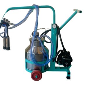 MILKING MACHINE TROLLY 25 LITER BUCKET 1/2 HP MOTOR